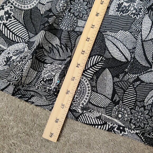 Floral Black and White Mini Dress - Picture 7 of 8